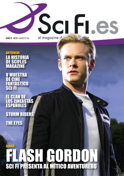 SCI-FI.es magazine side cover Issue 21 March 2008