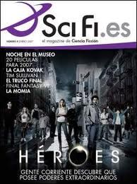 SCI-FI.es magazine side cover Issue 22 April 2008