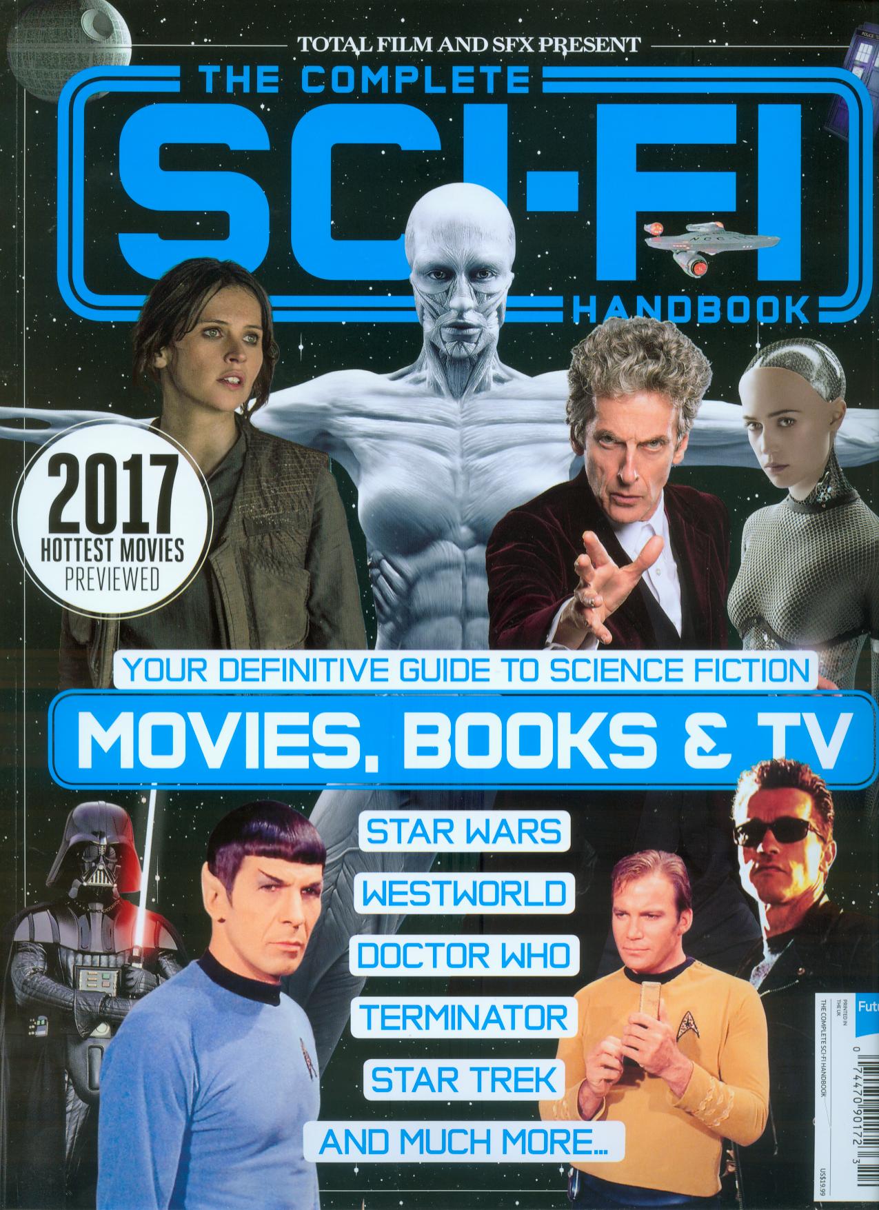 COMPLETE SCI-FI HANDBOOK magazine side cover Issue 1   2016