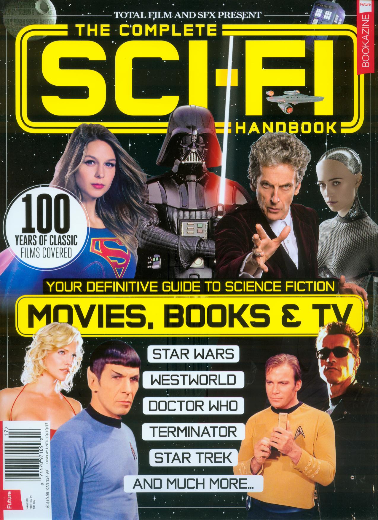 COMPLETE SCI-FI HANDBOOK magazine side cover Issue 2   2017