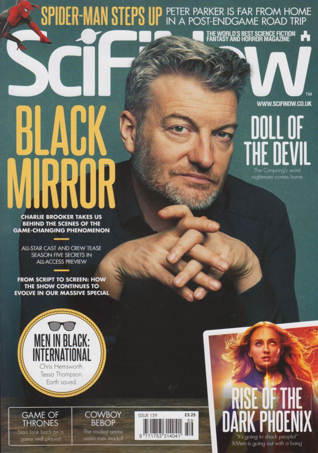 SciFiNow magazine side cover Issue 159  June 2019