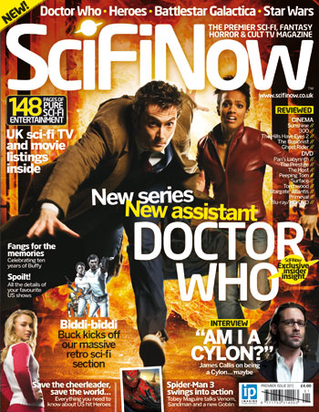 SciFiNow magazine side cover Issue 1  