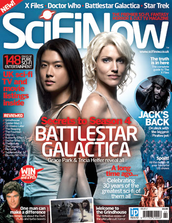 SciFiNow magazine side cover Issue 2  