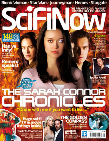 SciFiNow magazine side cover Issue 8  