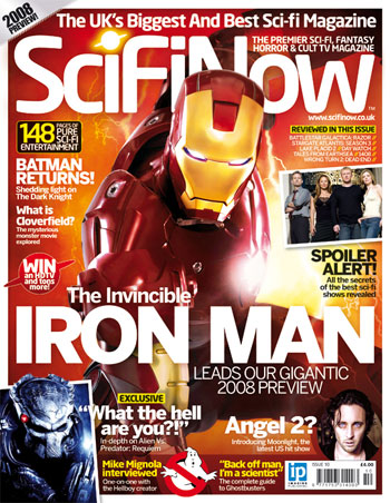 SciFiNow magazine side cover Issue 10  