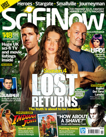 SciFiNow magazine side cover Issue 11  