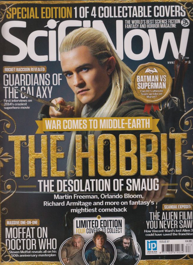 SciFiNow magazine side cover Issue 87  