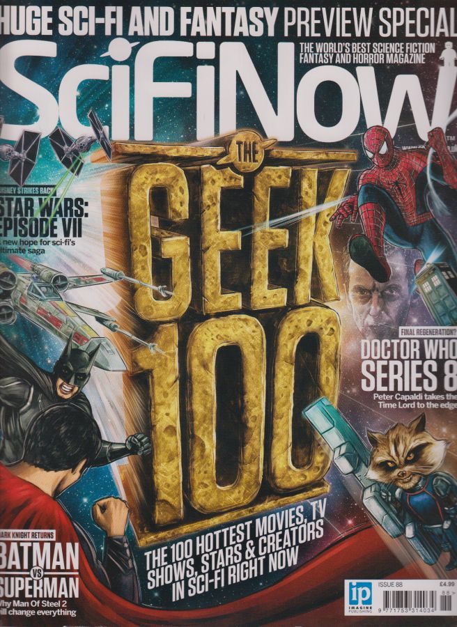 SciFiNow magazine side cover Issue 88  