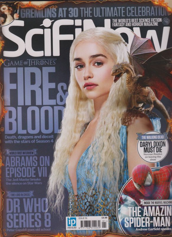 SciFiNow magazine side cover Issue 91  