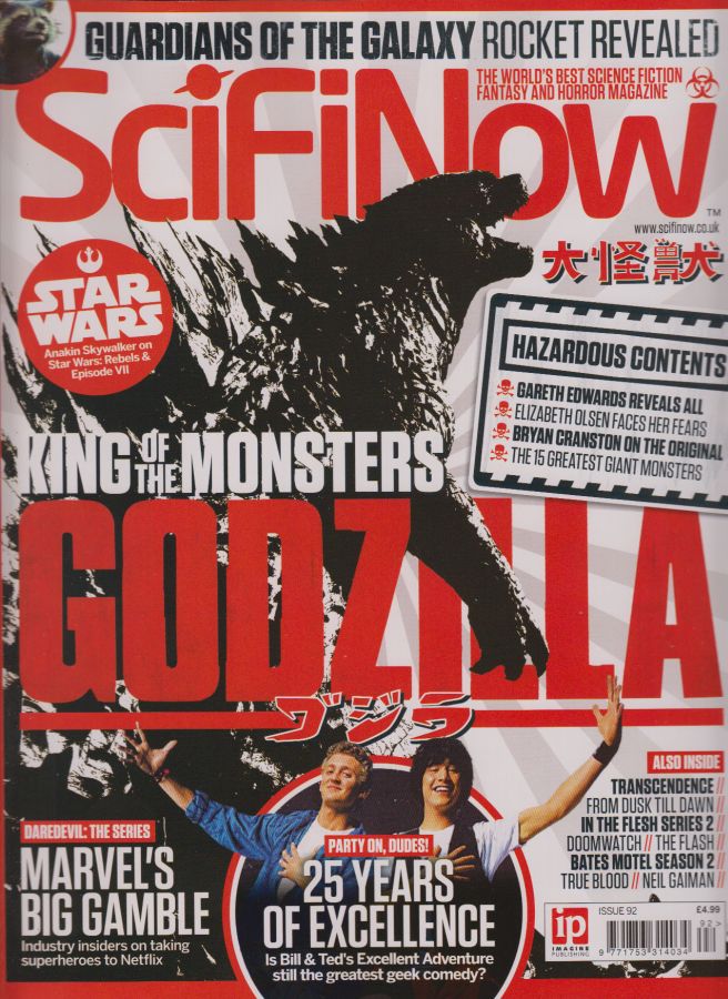 SciFiNow magazine side cover Issue 92  