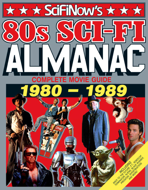 SCIFINOW ONE-SHOTS magazine side cover  Special<br>80s Sci-Fi Almanac Vol.1 August 2014