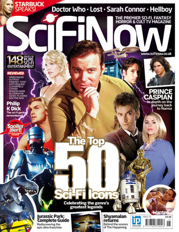 SciFiNow magazine side cover Issue 15  