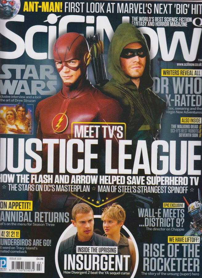 SciFiNow magazine side cover Issue 103  2015