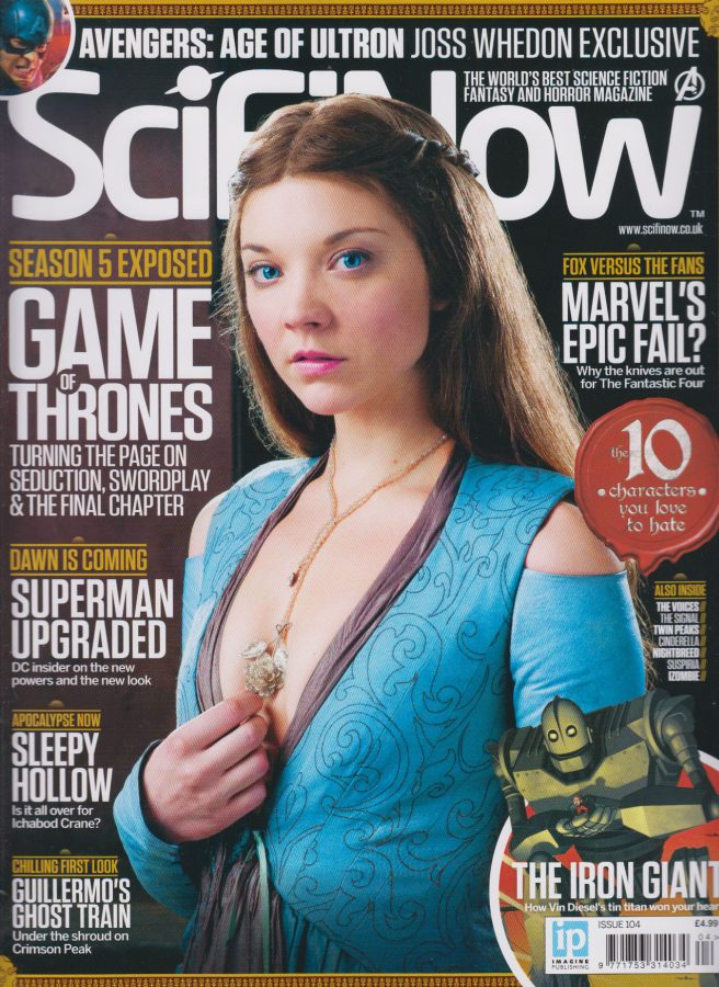 SciFiNow magazine side cover Issue 104  2015