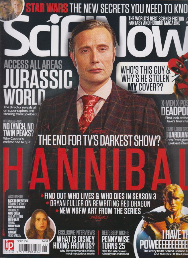 SciFiNow magazine side cover Issue 106  2015