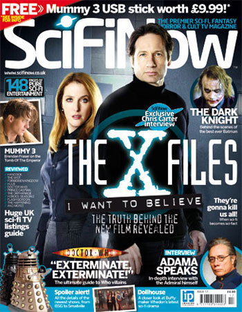 SciFiNow magazine side cover Issue 17  
