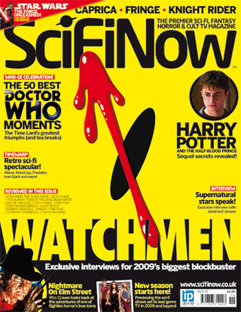SciFiNow magazine side cover Issue 19  