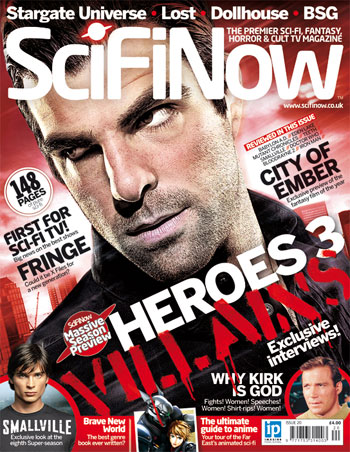 SciFiNow magazine side cover Issue 20  
