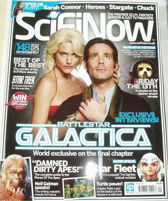 SciFiNow magazine side cover Issue 24  