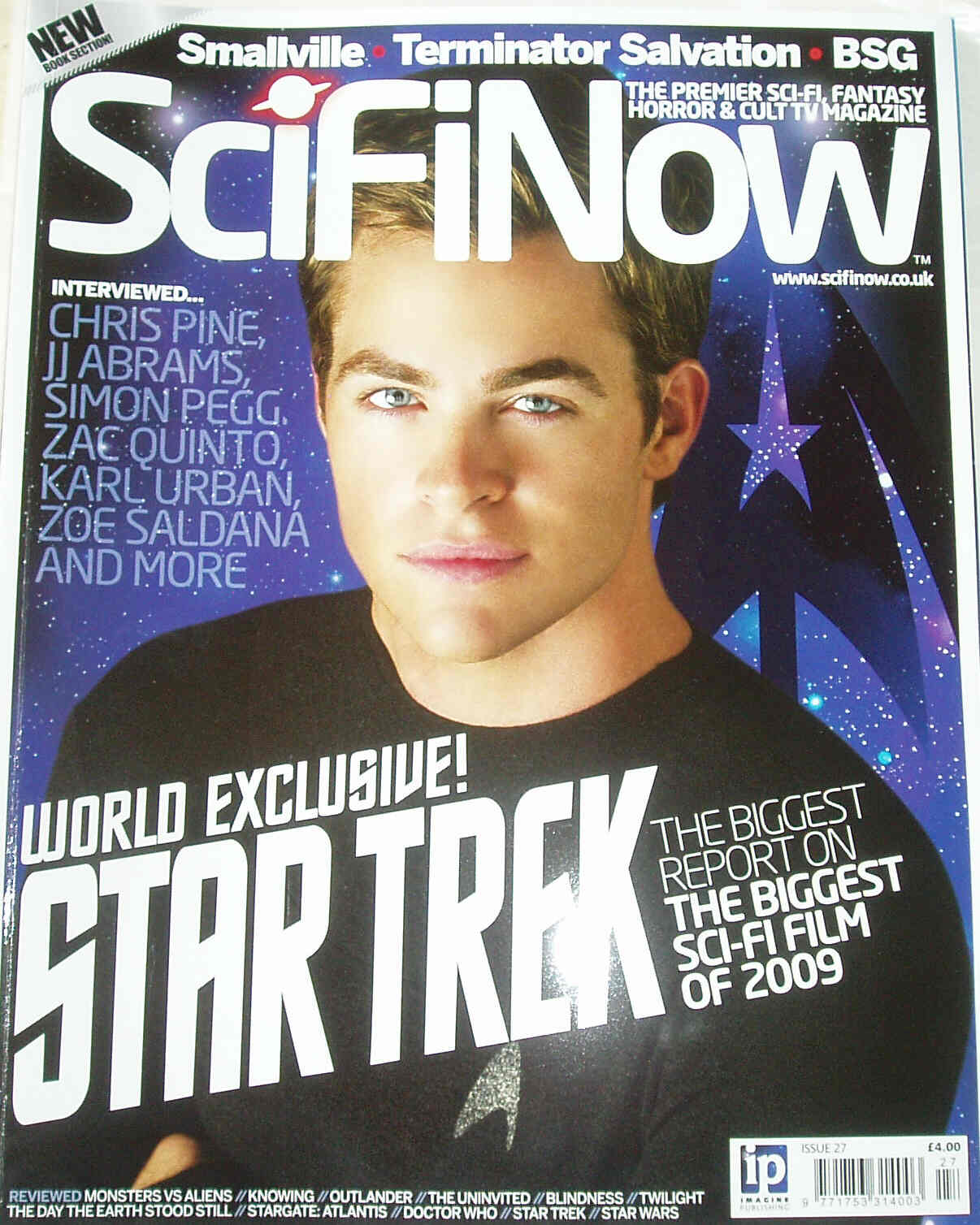 SciFiNow magazine side cover Issue 27  