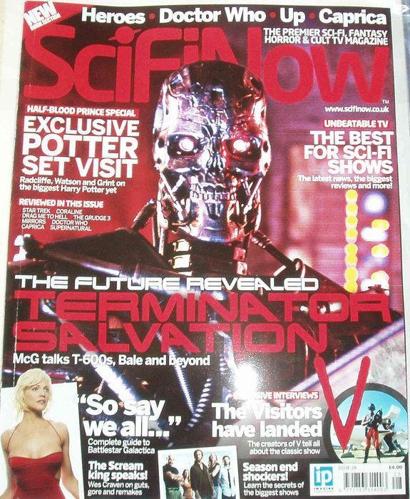 SciFiNow magazine side cover Issue 28  