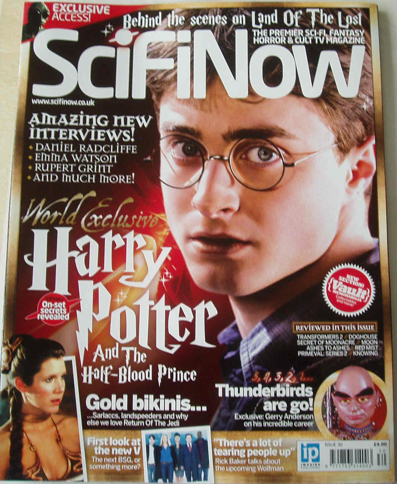 SciFiNow magazine side cover Issue 30  