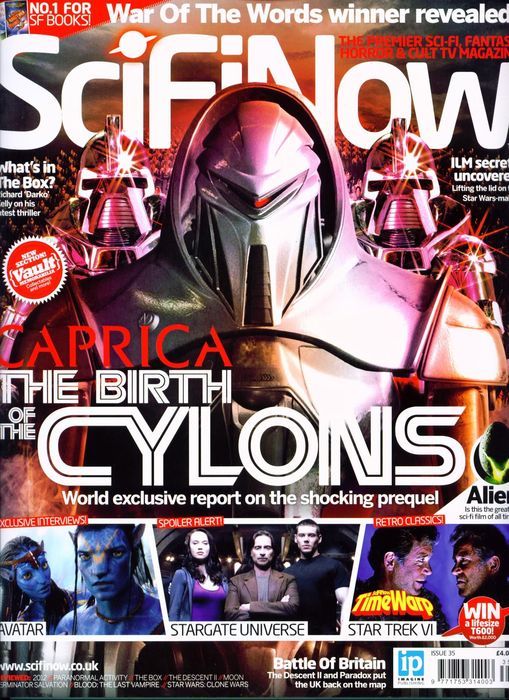 SciFiNow magazine side cover Issue 35  