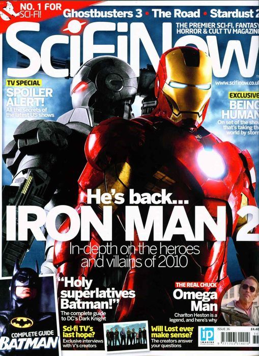 SciFiNow magazine side cover Issue 36  
