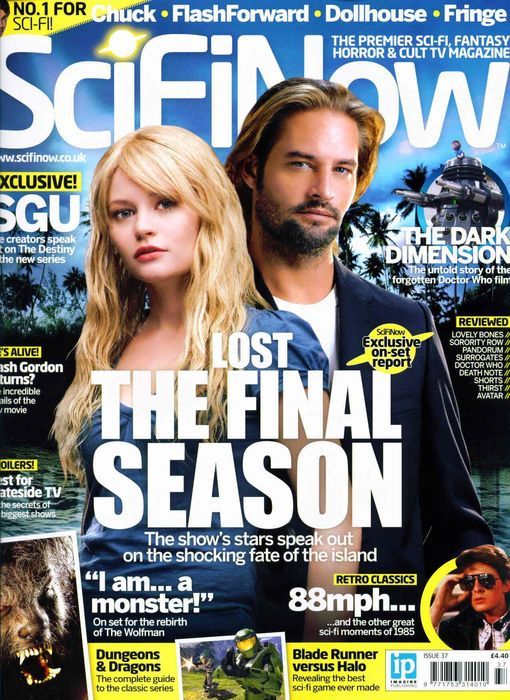 SciFiNow magazine side cover Issue 37  