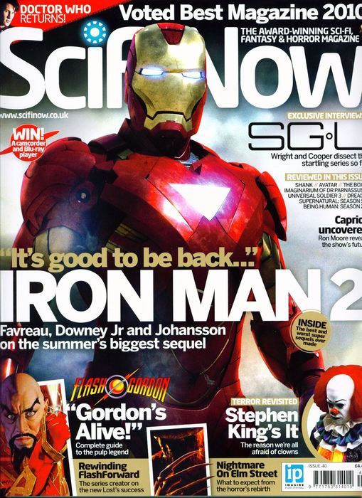 SciFiNow magazine side cover Issue 40  