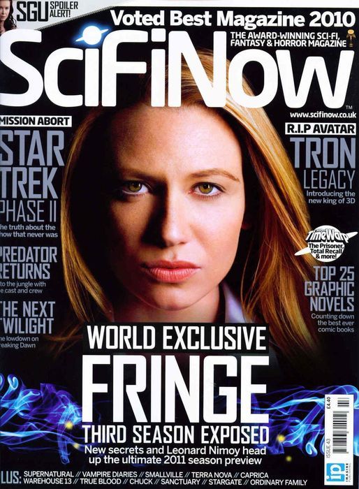 SciFiNow magazine side cover Issue 43  