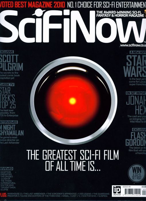 SciFiNow magazine side cover Issue 44  