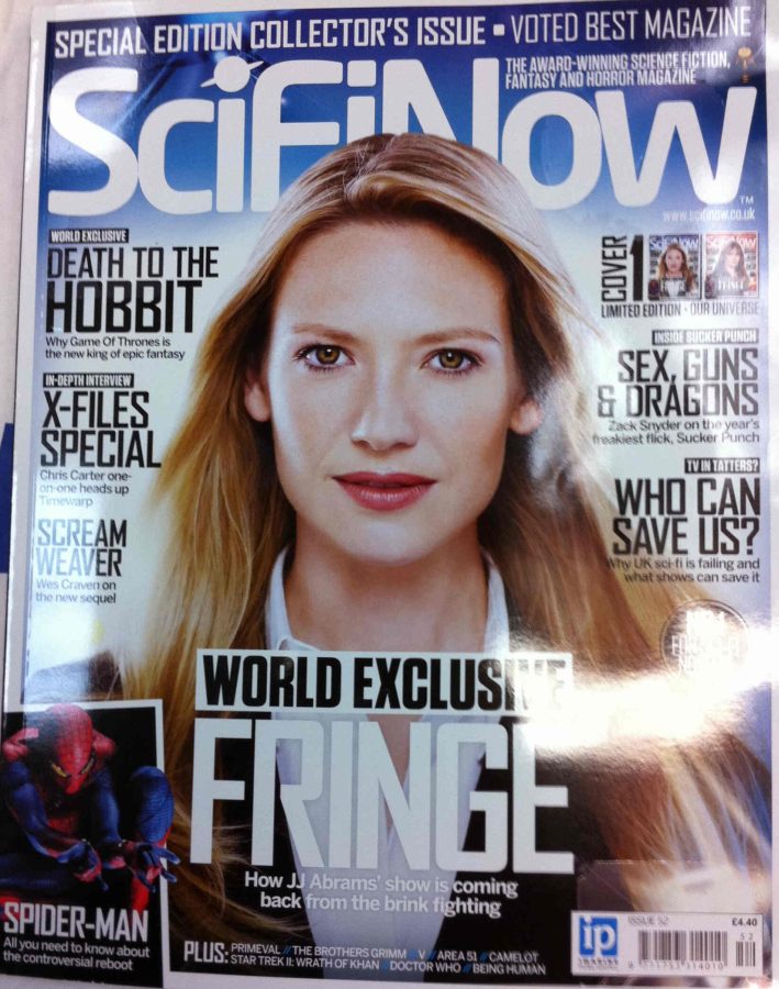 SciFiNow magazine side cover Issue 52  