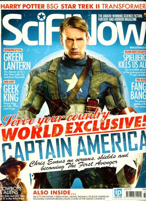 SciFiNow magazine side cover Issue 55  
