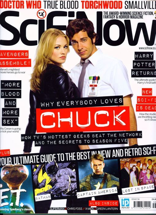 SciFiNow magazine side cover Issue 56  