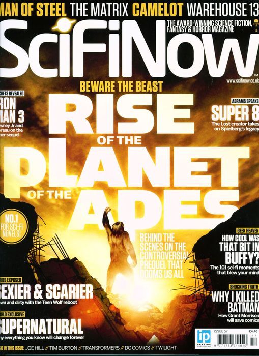 SciFiNow magazine side cover Issue 57  
