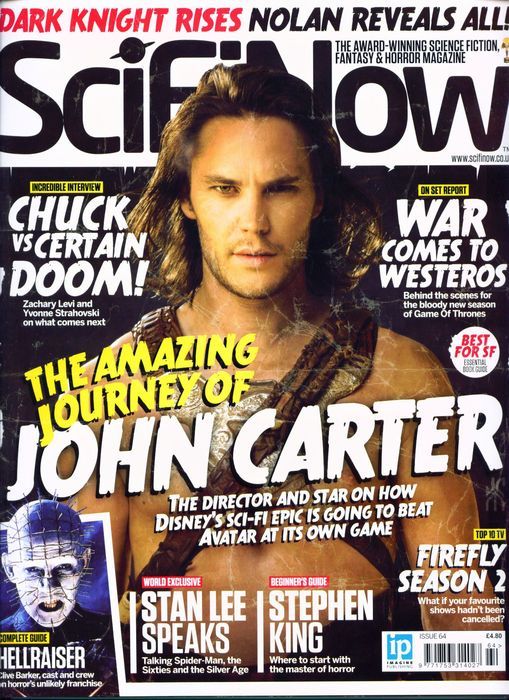 SciFiNow magazine side cover Issue 64  