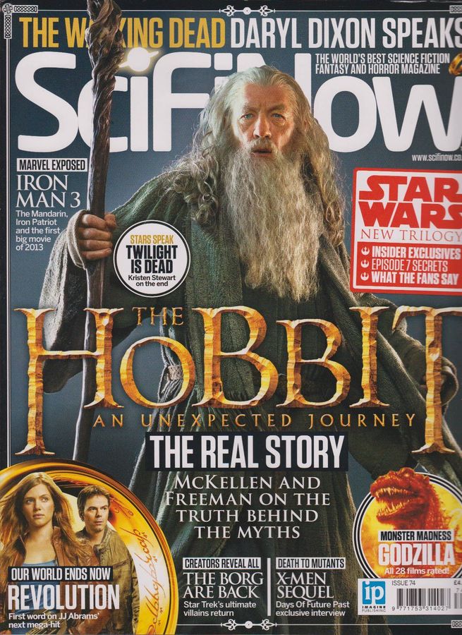 SciFiNow magazine side cover Issue 74  