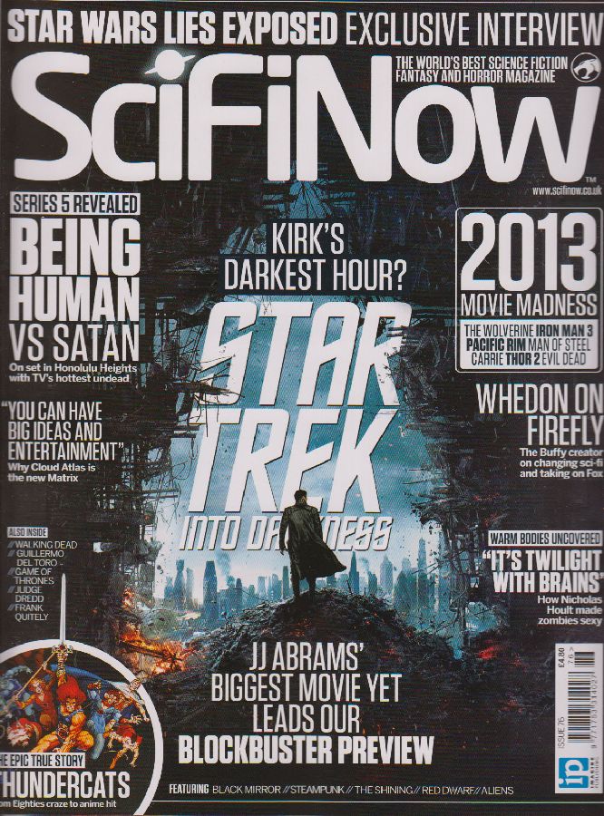 SciFiNow magazine side cover Issue 76  