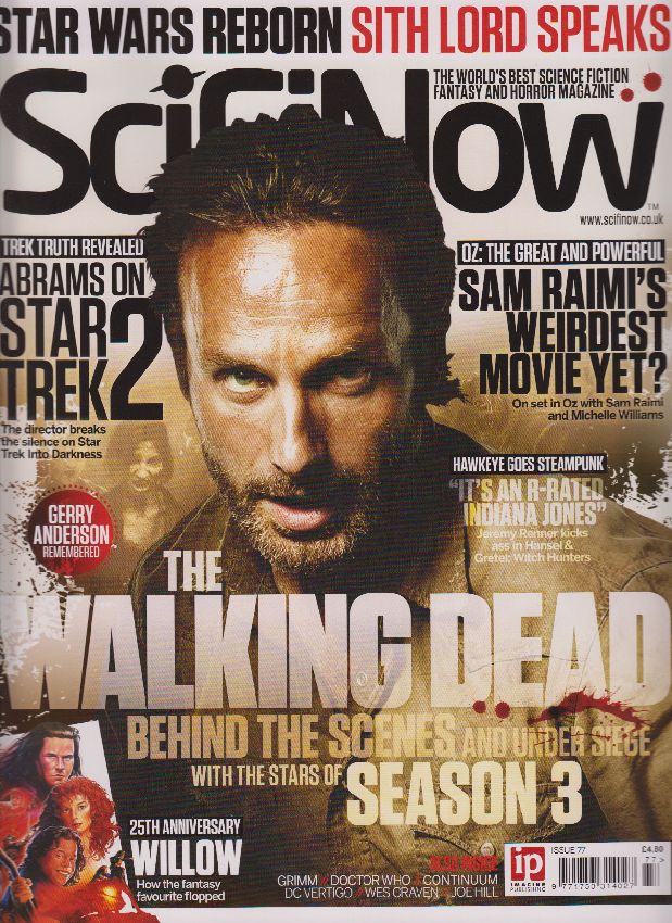 SciFiNow magazine side cover Issue 77  