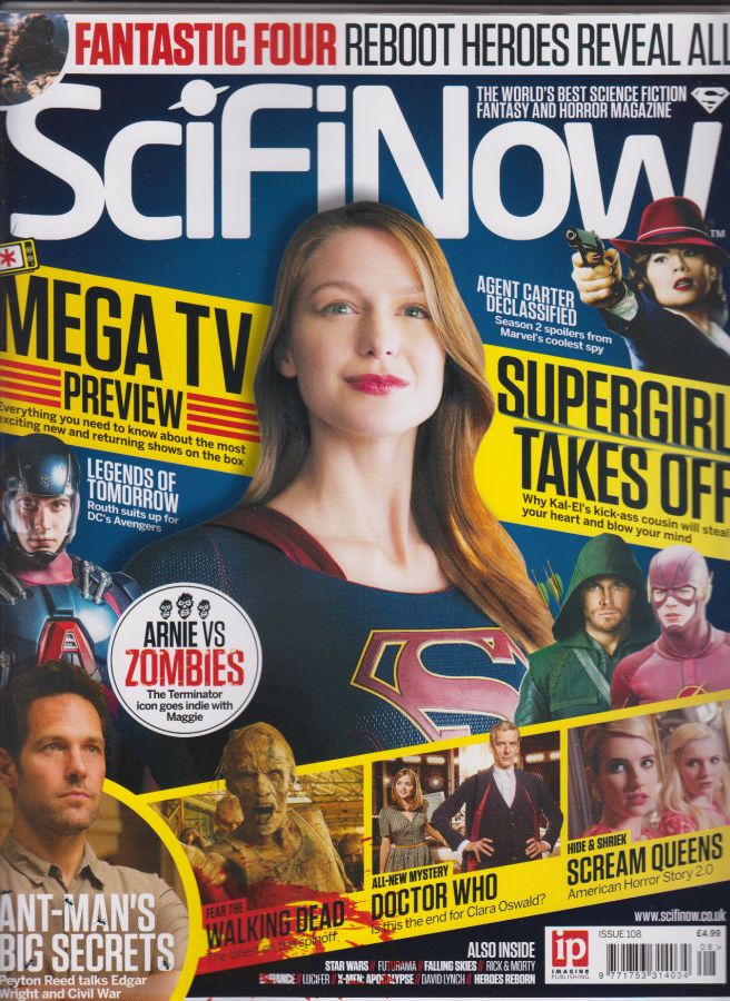 SciFiNow magazine side cover Issue 108  2015