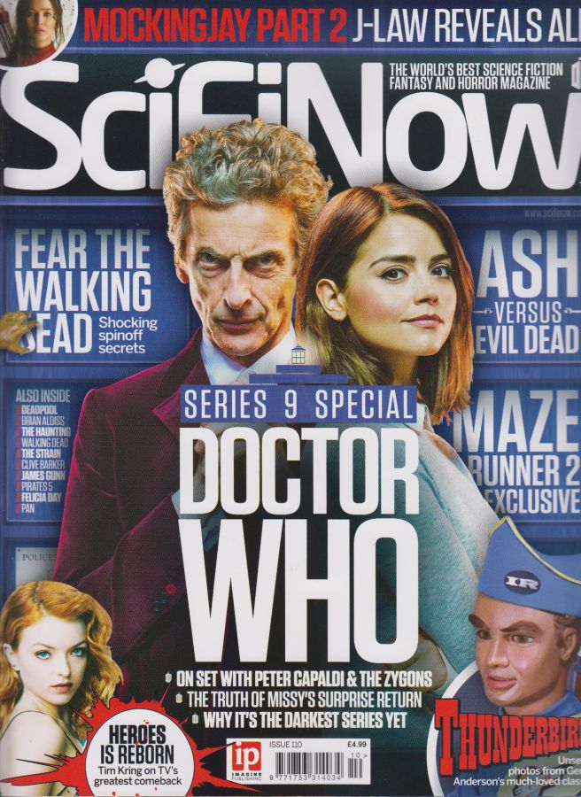 SciFiNow magazine side cover Issue 110  2015