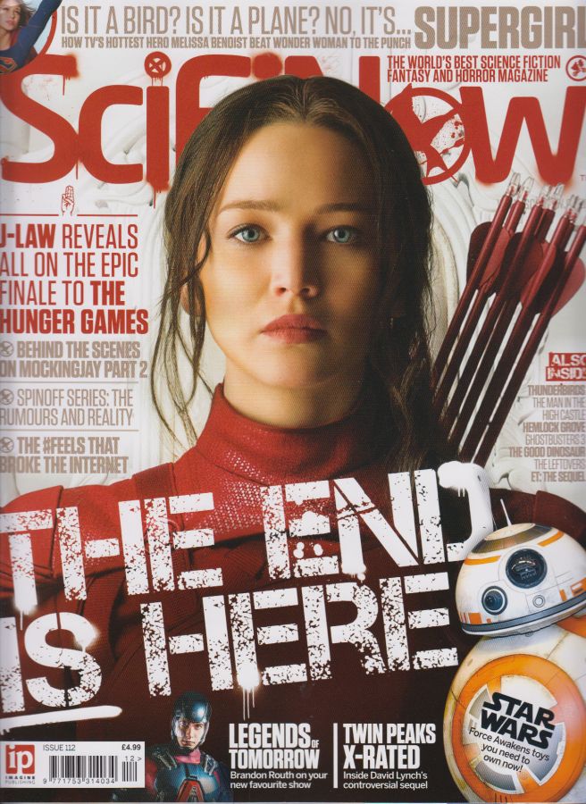 SciFiNow magazine side cover Issue 112 October 2015