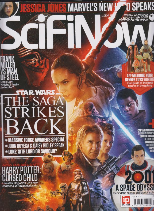 SciFiNow magazine side cover Issue 113  2015
