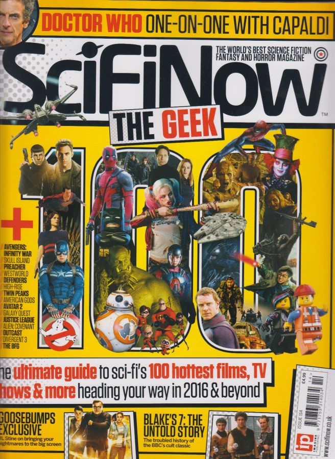 SciFiNow magazine side cover Issue 114  2015