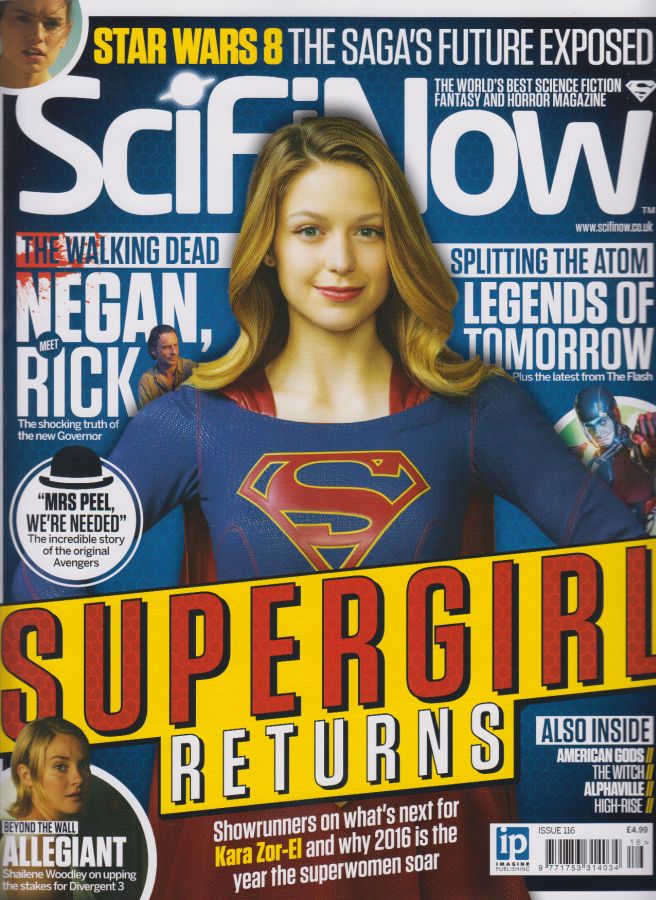 SciFiNow magazine side cover Issue 116 February 2016