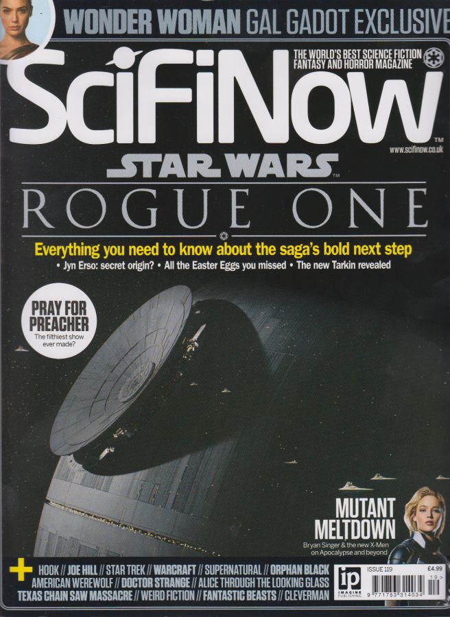 SciFiNow magazine side cover Issue 119 May 2016