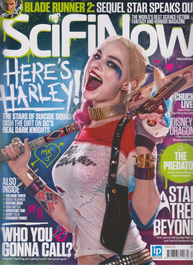SciFiNow magazine side cover Issue 121 July 2016