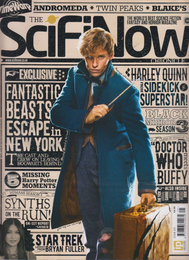 SciFiNow magazine side cover Issue 125 November 2016