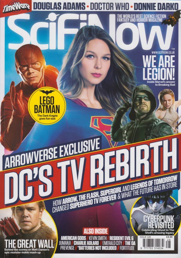 SciFiNow magazine side cover Issue 128 February 2017